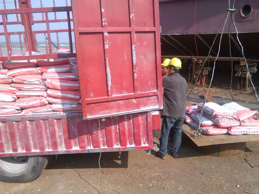 武漢的武船長航維修部灌漿項(xiàng)目(圖5)